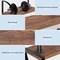 Wall Mounted Paper Towel Holder with Wood Shelf, Rustic Kitchen & Bathroom Organizer
